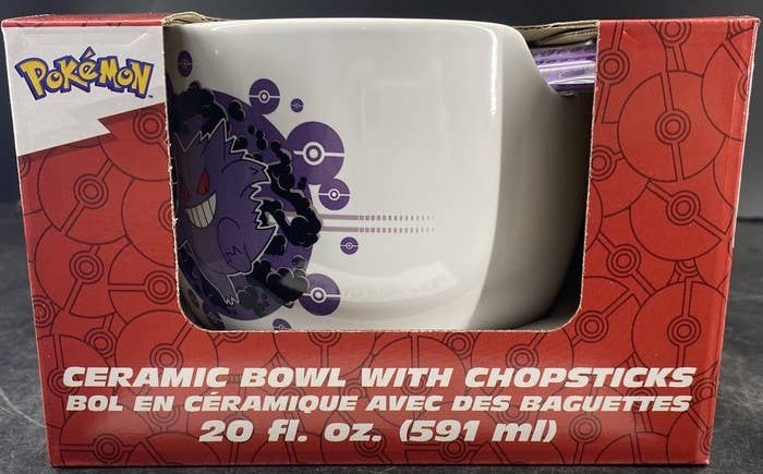 Pokémon Gengar 20oz. Boxed Ceramic Ramen Bowl