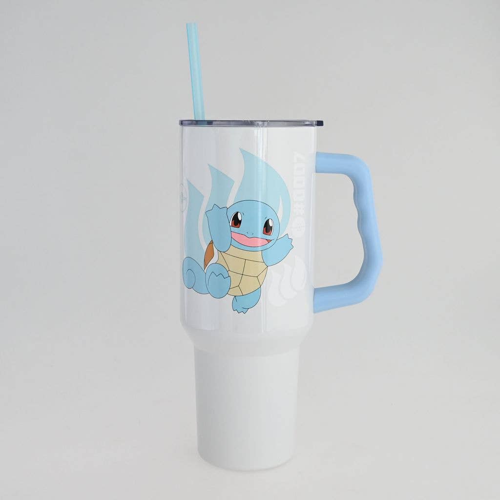 Pokémon Squirtle With Icon Type 40oz SS Tumbler w Handle