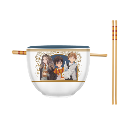Harry Potter Anime Trio 20oz Ceramic Ramen Bowl