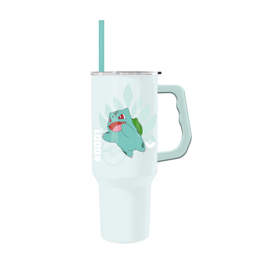 Pokémon Bulbasaur With Icon Type 40oz SS Tumbler w Handle