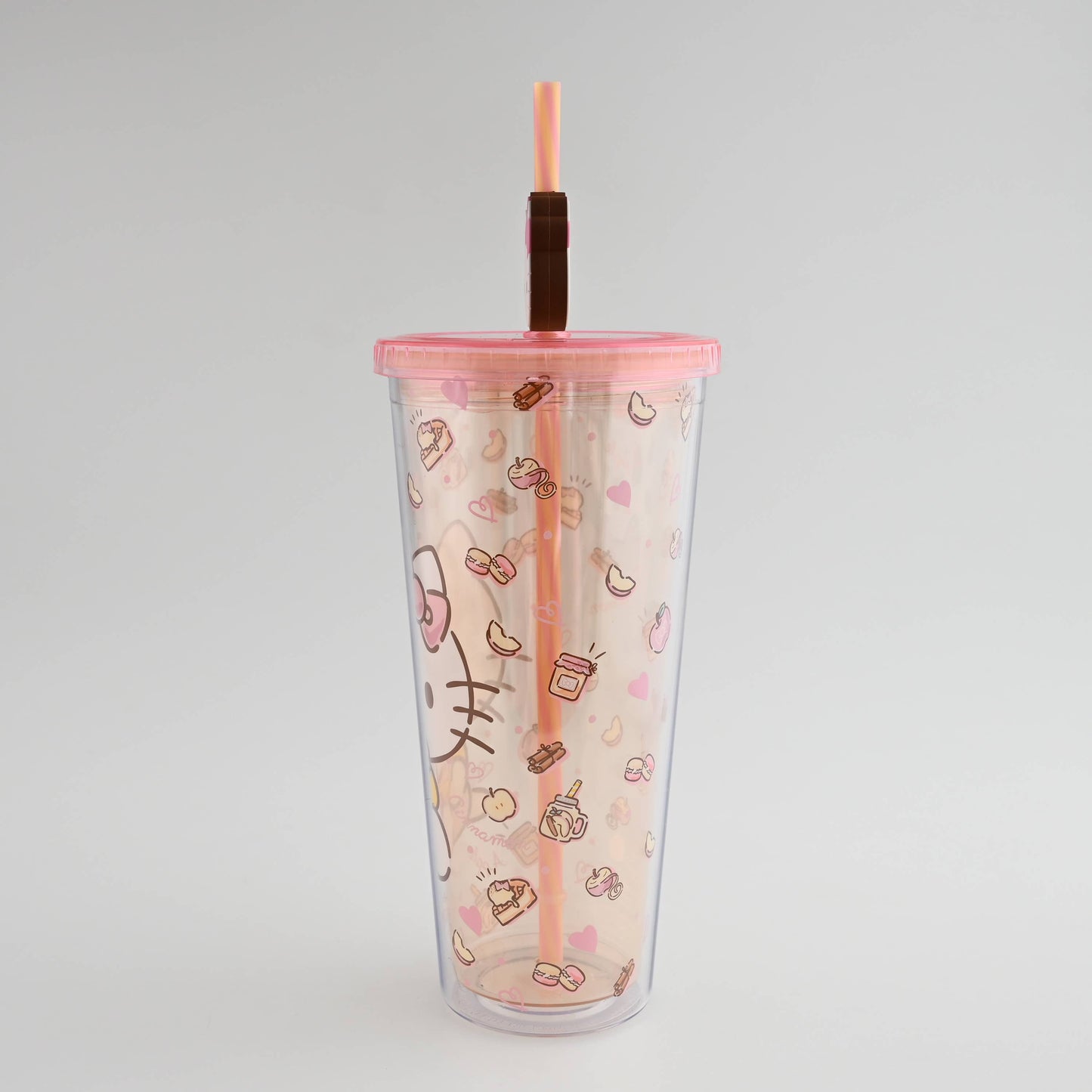 Hello Kitty Pink Apples & Cinnamon 24oz Plastic Cold Cup