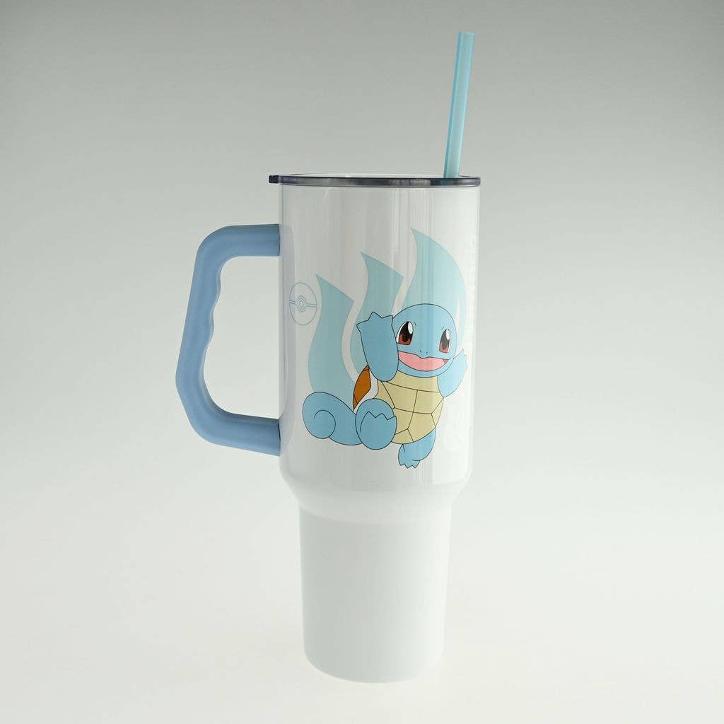 Pokémon Squirtle With Icon Type 40oz SS Tumbler w Handle