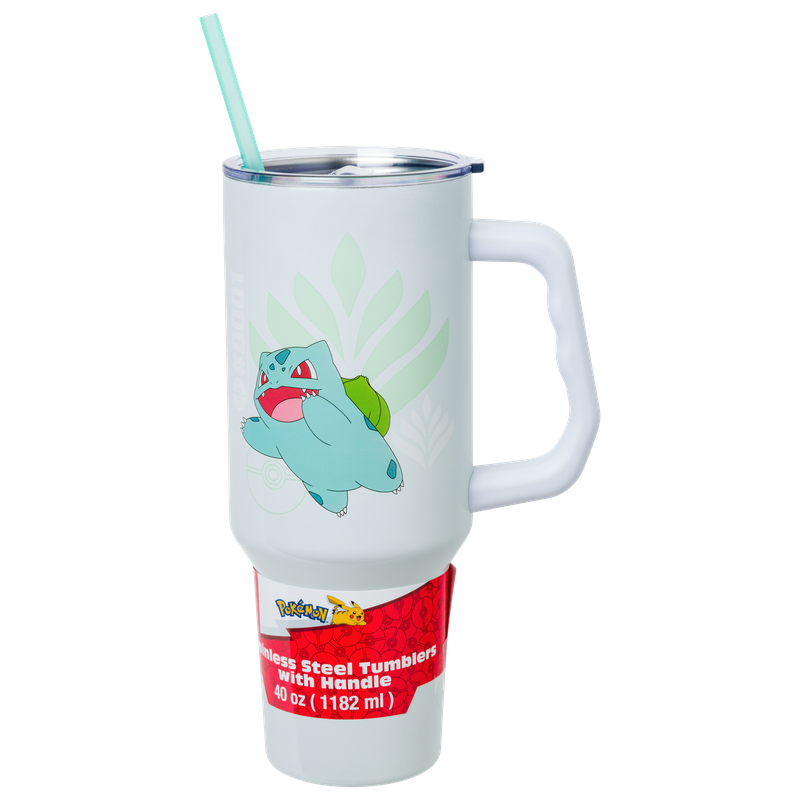 Pokémon Bulbasaur With Icon Type 40oz SS Tumbler w Handle