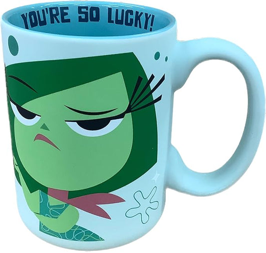 Disney Pixar Inside Out 2 Coffee Mug, Disgust & Envy - You're So Lucky!