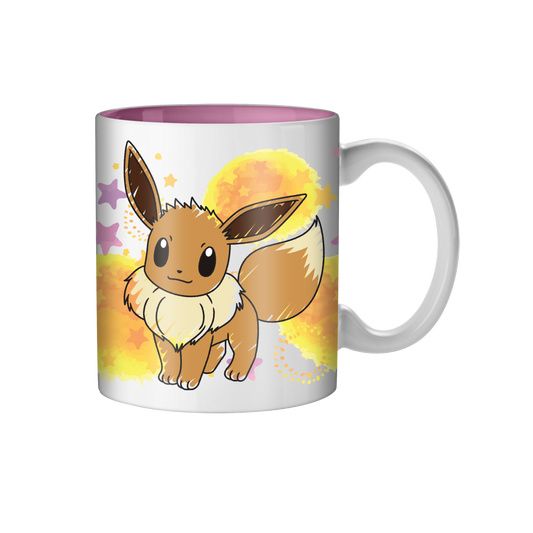 Pokemon Eevee Star Splatter 20oz Ceramic Mug