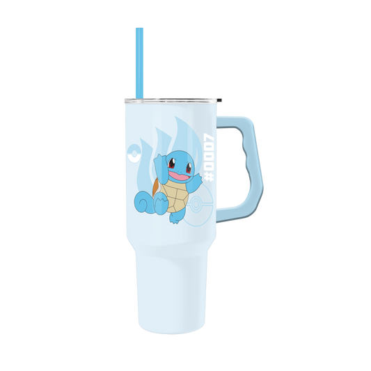 Pokémon Squirtle With Icon Type 40oz SS Tumbler w Handle